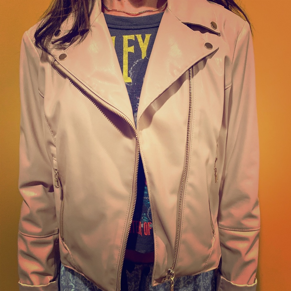 Tart Collections  vegan leather jacket.